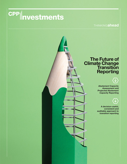 The Future of Climate Change Transition Reporting - cover EN